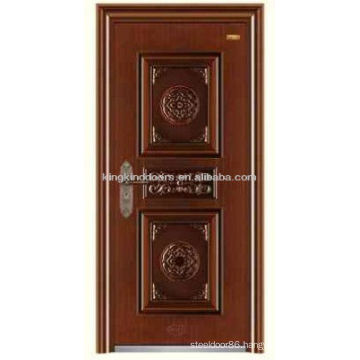 New Imitated Coppa Paint Steel Security Door KKD-504 With High Quality For Main Door Design